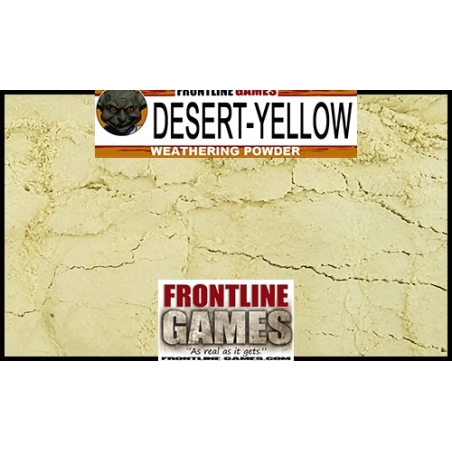 Desert-Yellow WEATHERING POWDER FRONTLINE GAMES
