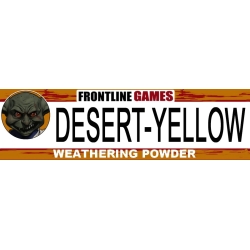 Desert-Yellow WEATHERING POWDER FRONTLINE GAMES