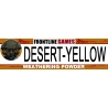 Desert-Yellow WEATHERING POWDER FRONTLINE GAMES