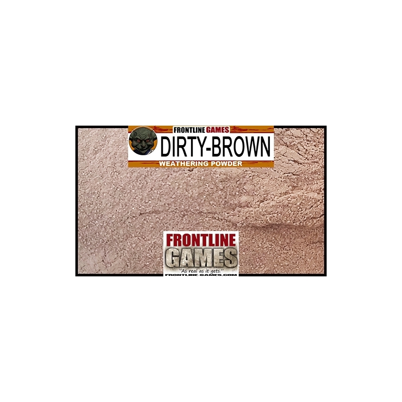 Dirty-Brown WEATHERING POWDER FRONTLINE GAMES