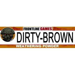 Dirty-Brown WEATHERING POWDER FRONTLINE GAMES