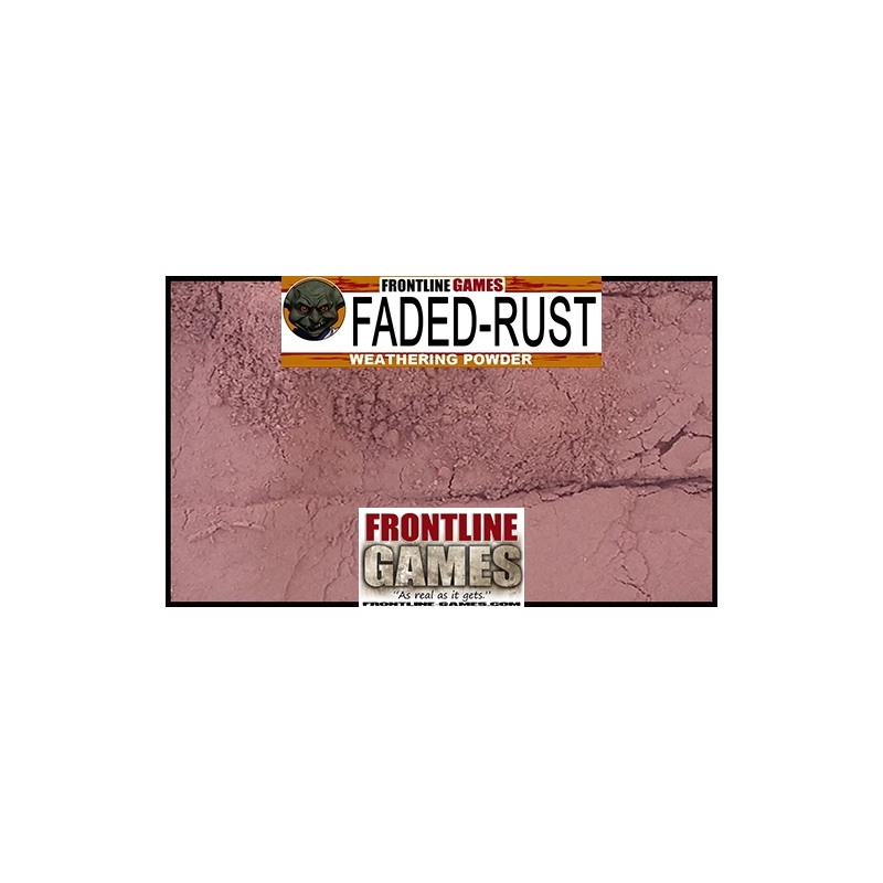 Faded-Rust WEATHERING POWDER FRONTLINE GAMES