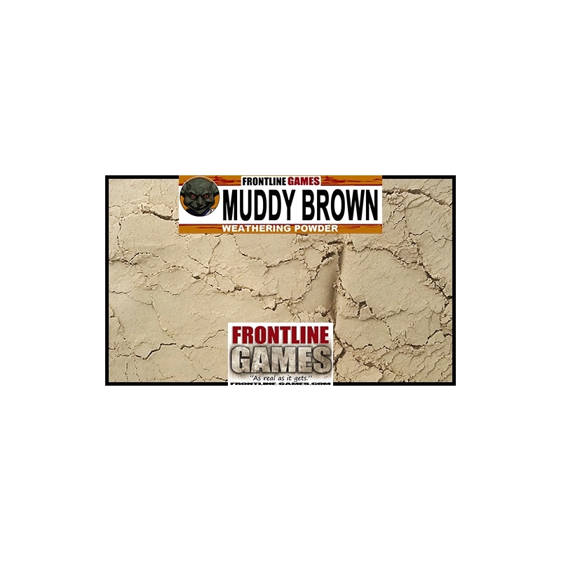 Muddy-Brown WEATHERING POWDERS FRONTLINE GAMES