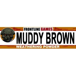 Muddy-Brown WEATHERING POWDERS FRONTLINE GAMES