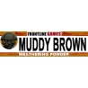 Muddy-Brown WEATHERING POWDERS FRONTLINE GAMES