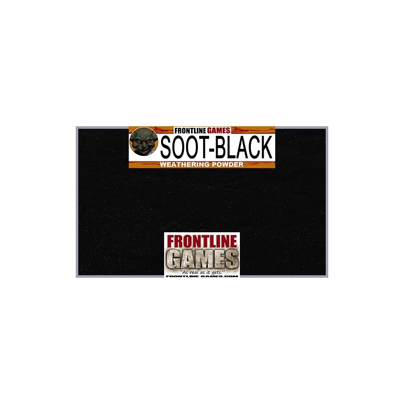 Soot-Black WEATHERING POWDERS FRONTLINE GAMES