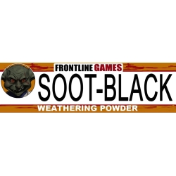 Soot-Black WEATHERING POWDERS FRONTLINE GAMES