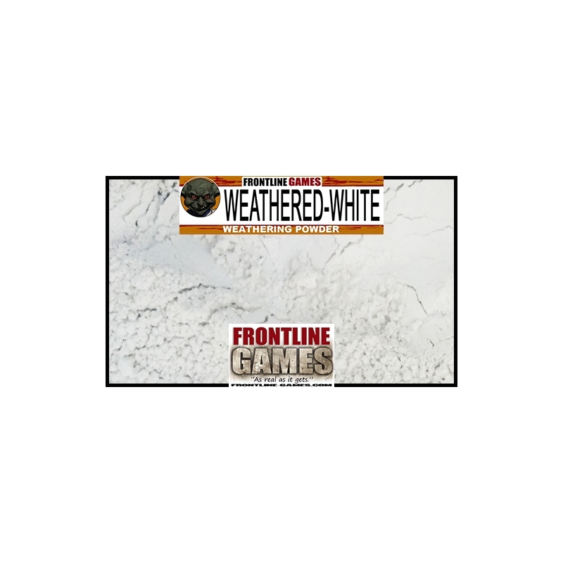 Weathered-White WEATHERING POWDERS FRONTLINE GAMES
