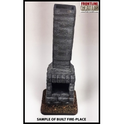 Chimney/Fireplace Set P1 for Standard Half Timbered Village Houses FRONTLINE GAMES