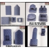 Chimney/Fireplace Set P1 for Standard Half Timbered Village Houses FRONTLINE GAMES