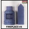 Chimney/Fireplace Set P2 for Half Timbered Village Inn & Tavern FRONTLINE GAMES