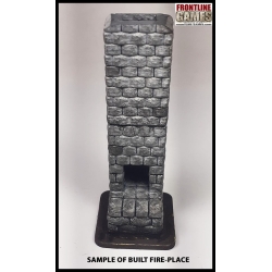 Chimney/Fireplace Set P2 for Half Timbered Village Inn & Tavern FRONTLINE GAMES