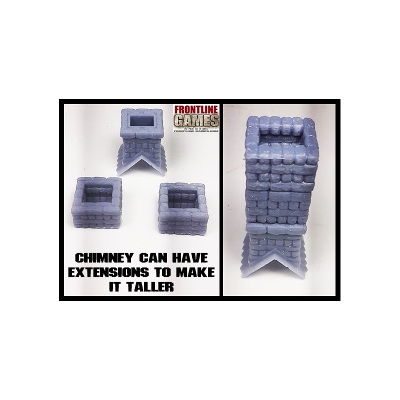 Chimney Stack extensions (2) for Chimney sets FRONTLINE GAMES