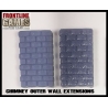 Chimney Outer Wall extensions for Chimney sets VILLAGE SERIES FRONTLINE GAMES