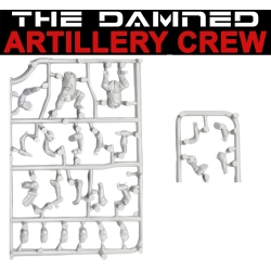 THE DAMNED Artillery w/crew Sprues (Gun and crew) 28mm WARGAMES ATLANTIC