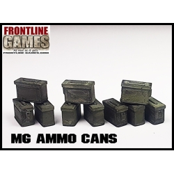 MG Ammo Cans Set 28mm WWII FRONTLINE GAMES