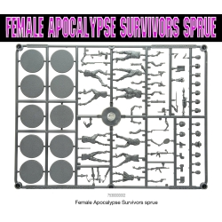 Female Apocalypse Survivors Sprue (10) WARGAMES FACTORY WARLORD GAMES