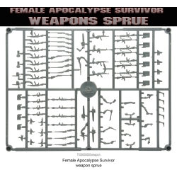 Female Apocalypse Weapons Sprue WARGAMES FACTORY WARLORD GAMES
