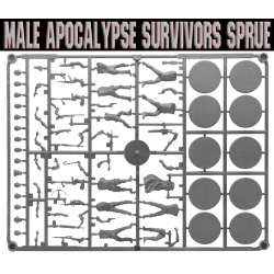 Male Apocalypse Survivors Sprue (10) WARGAMES FACTORY WARLORD GAMES