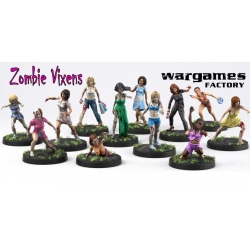 Zombie Vixens (10 + 1) Sprue WARGAMES FACTORY WARLORD GAMES