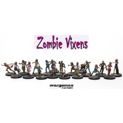 Zombie Vixens (10 + 1) Sprue WARGAMES FACTORY WARLORD GAMES