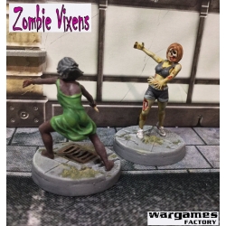Zombie Vixens (10 + 1) Sprue WARGAMES FACTORY WARLORD GAMES