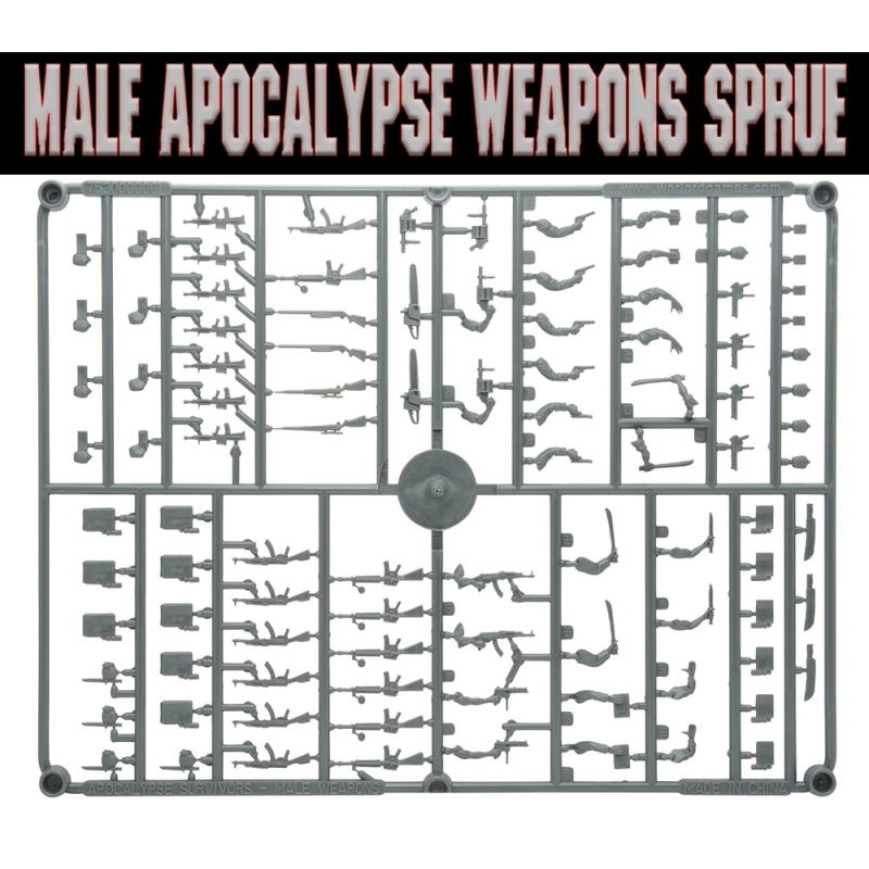 Male Weapons Sprue WARGAMES FACTORY WARLORD GAMES