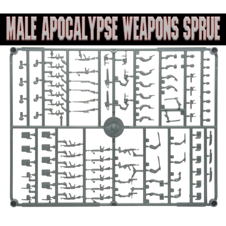 Male Weapons Sprue WARGAMES FACTORY WARLORD GAMES