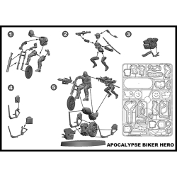 Apocalypse Biker Boss Sprue WARGAMES FACTORY WARLORD GAMES