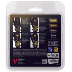 Dead Flesh Paint Set (4 x 18ml bottles) Game Color VALLEJO