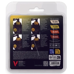 Gold NMM Paint Set (4 x 18ml bottles) Game Color VALLEJO