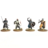 Foot Knights (1150-1320) Sprue (6) 28mm BARONS WAR WARGAMES ATLANTIC