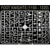 Foot Knights (1150-1320) Boxed Set (24) 28mm BARONS WAR WARGAMES ATLANTIC