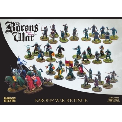 The Barons' War Retinue Box! (44) 28mm BARONS WAR WARGAMES ATLANTIC