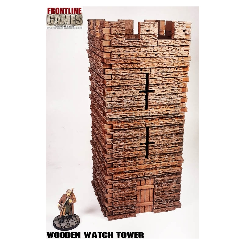 Village Wooden Watch Tower 28mm FRONTLINE GAMES