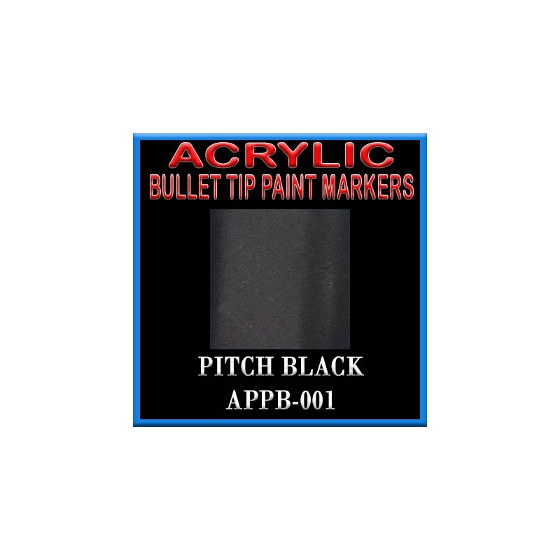PITCH BLACK - Acrylic Paint Pens Bullet-point FRONTLINE GAMES