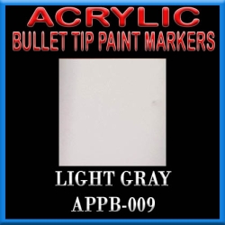 LIGHT GRAY  - Acrylic Paint Pens Bullet-point FRONTLINE GAMES