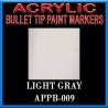 LIGHT GRAY  - Acrylic Paint Pens Bullet-point FRONTLINE GAMES