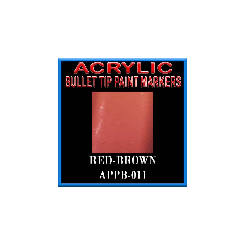 RED BROWN - Acrylic Paint Pens Bullet-point FRONTLINE GAMES