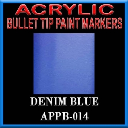 DENIM BLUE - Acrylic Paint Pens Bullet-point FRONTLINE GAMES