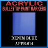 DENIM BLUE - Acrylic Paint Pens Bullet-point FRONTLINE GAMES