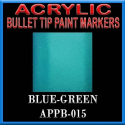 BLUE GREEN - Acrylic Paint Pens Bullet-point FRONTLINE GAMES