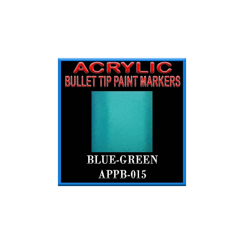 BLUE GREEN - Acrylic Paint Pens Bullet-point FRONTLINE GAMES