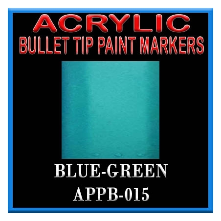 BLUE GREEN - Acrylic Paint Pens Bullet-point FRONTLINE GAMES