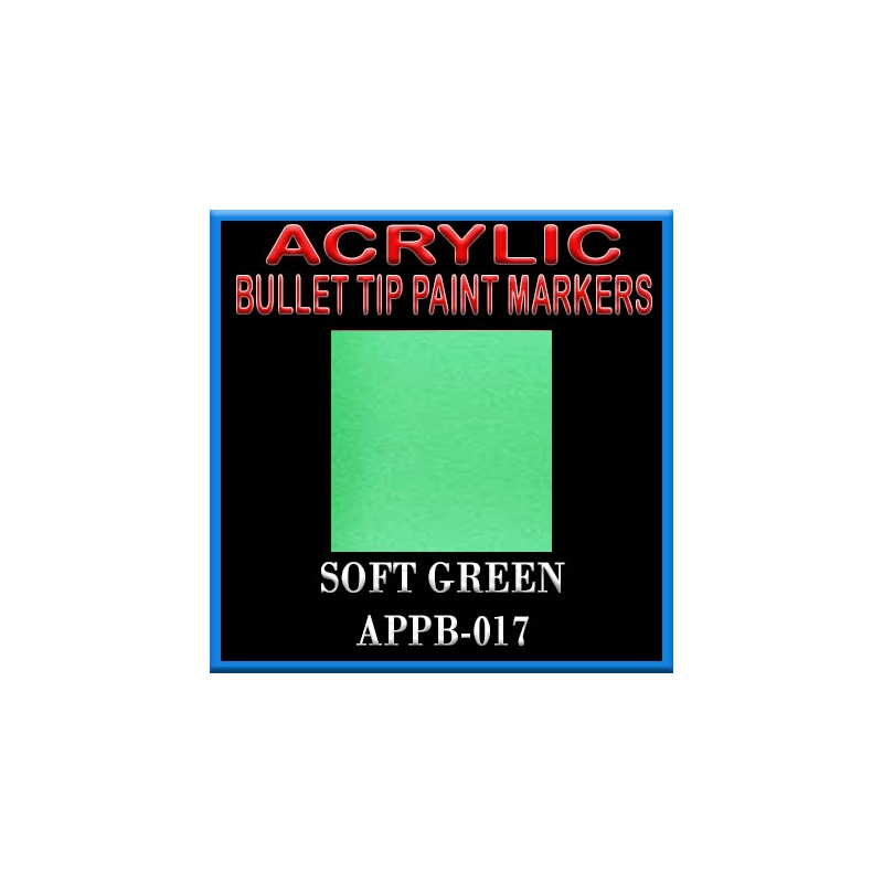 SOFT GREEN - Acrylic Paint Pens Bullet-point FRONTLINE GAMES
