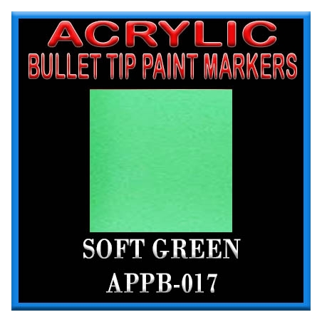 SOFT GREEN - Acrylic Paint Pens Bullet-point FRONTLINE GAMES