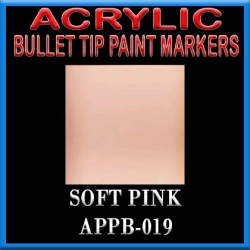 SOFT PINK - Acrylic Paint Pens Bullet-point FRONTLINE GAMES