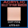 SOFT PINK - Acrylic Paint Pens Bullet-point FRONTLINE GAMES