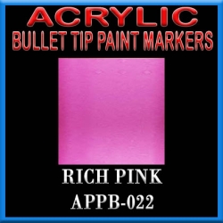 RICH PINK - Acrylic Paint Pens Bullet-point FRONTLINE GAMES