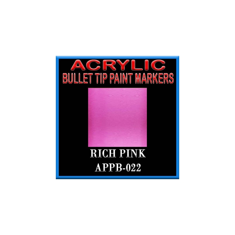 RICH PINK - Acrylic Paint Pens Bullet-point FRONTLINE GAMES